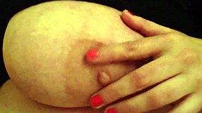 Playing With Huge Tits In Office