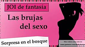 Medieval fantasy joi in the forest