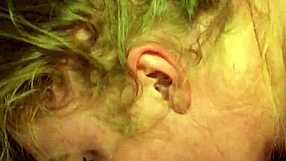 White girl eagerly sucking a thick, hard cock