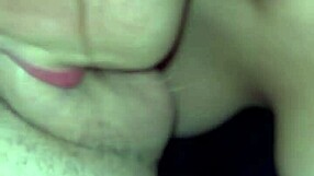 blowing bubbles while getting intense face fucking blowjob