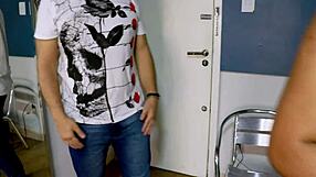 she's the latina babysitter every guy wants for blowjob