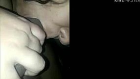 Can this tattooed black beauty handle the virgin's first blowjob?