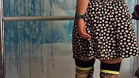 Hotwife Steffi Yellow Daisy Pussy Dance!