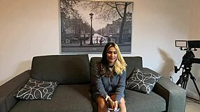 Latina Aleksa Undergoes Intense Hardcore Casting Interview