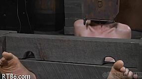 Ferocious whipping for that angel! She screams!