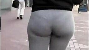 Thick Leggings Creep Teasing Hidden Desires Under Tight Fabric