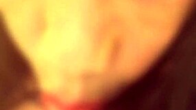 Ladyboy Mika gives blowjob to toy.