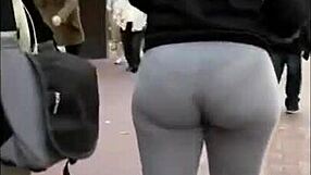 Thick Leggings Creep Teasing Hidden Desires Under Tight Fabric