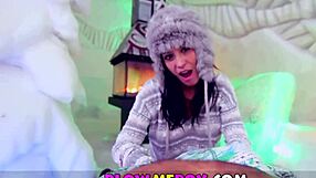 blow me pov - hot suck in a frozen place!!