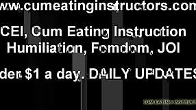 In this femdom pov, I ensure you swallow every drop of cum during our liquid lunch masturbation session