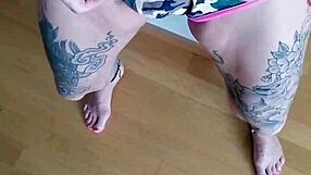 Natscha Foxx Bent Over in Bikini