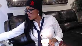 Cougar Maxine X Switches Outfits to Dildo Drill Herself!