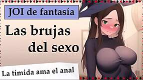 shy witch loves complete anal joi in spanish