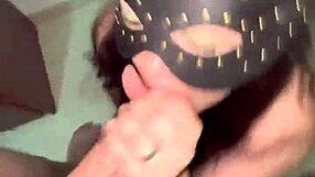 Wet Blowjob Fills Tits With Cum