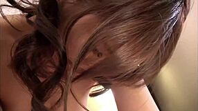 결혼한 일본 신부 결혼식 밤 강렬한 POV 바람 피워