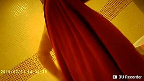 Spy camera captures nude bathing in shower