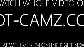 super hot girl performs on webcam for viewers