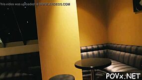 a teen girl gives blowjob and gets her pussy fucked hard in pov hardcore