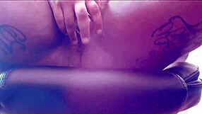 AmberJay's Up Close Webcam Masturbation with Creamy Cum and Hairy Orgasm