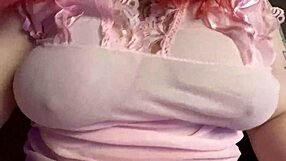 Hey, check these bouncing boobs with hard nipples!