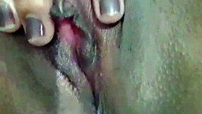 Ebony brunette solo girl relaxes in softcore amateur session