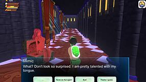 femdom forces slave to mimic her every command in intense bdsm fantasy game. Slave obeys perfectly.