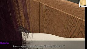 yo, check shauna relaxing in college with her big tits in this hot 3d anime scene.