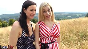 Heeled hottie dominates with strapon fingering and oral masturbation