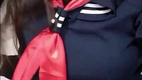 Petite latina teen 18+ films her sexy ass and pussy getting assfucked in homemade anime style, moaning like a slut