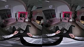 Wanna be on top in dark room VR blowjob!