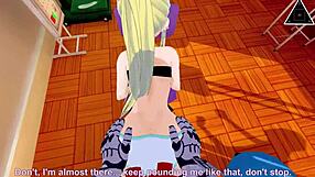 Koikatsu Edward and Winry from Full Metal Alchemist in anime scene