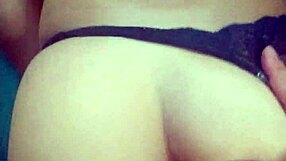 Teen couple fucks while watching tv, ending in creampie pussy