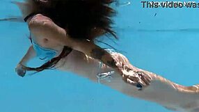 super hot skinny hungarian babe lana swimming