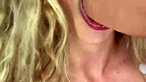 Solo dildo blowjob and glass masturbation!