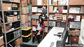 Sophia Leone's Tight Pussy Drilled Hard from Behind by LP Officer