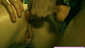 horny busty lesbian babes britney amber sabina rouge fucking anally with thick strap-on dildo deep and hard