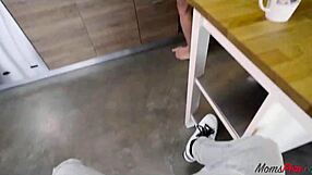 Stepmom Sucks Dick During Breakfast Mondays