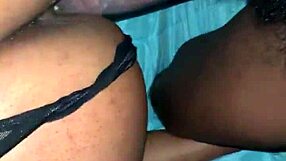 phat ass riding big black cock intensely