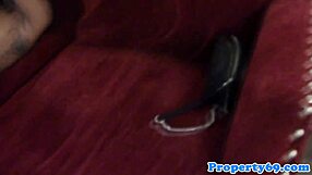 Amateur Ebony Realtor Sucks Cock At Office Desk