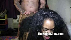 milf giving good head to hood rican tattoo she's a slurper