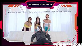 Gamer Girls Sidra Sage Raven Right Rebecca Vanguard Filthy Rich Group Fun