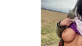 Mature Mistress Bends Over for Striptease