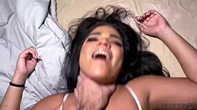 Brazilian Babe in Glasses Craves Rough Sex for Load