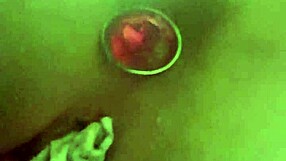 she stuffs her panties solo with toys leading to orgasm