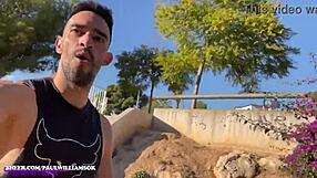 Does This Sexy Man Dare Flash In The Parking Lot?