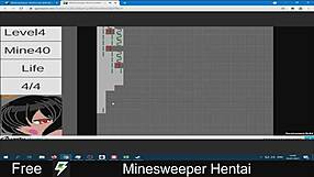 Minesweeper game turned into hentai anime adventure