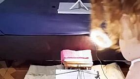 Exposed Ass In White Panties Gets Punched During Bent-Over Doggy Exhibitionism