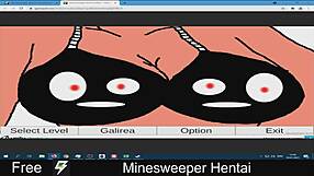 Minesweeper game turned into hentai anime adventure
