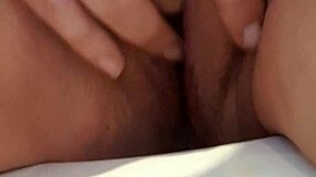 BBW rubs her WET CLIT before PISSING