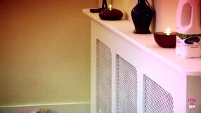 Naughty Blonde Kitten Pleases Dominating Man With Blowjob